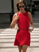 FRENCH CONNECTION AZRA TWILL MINI SKIRT